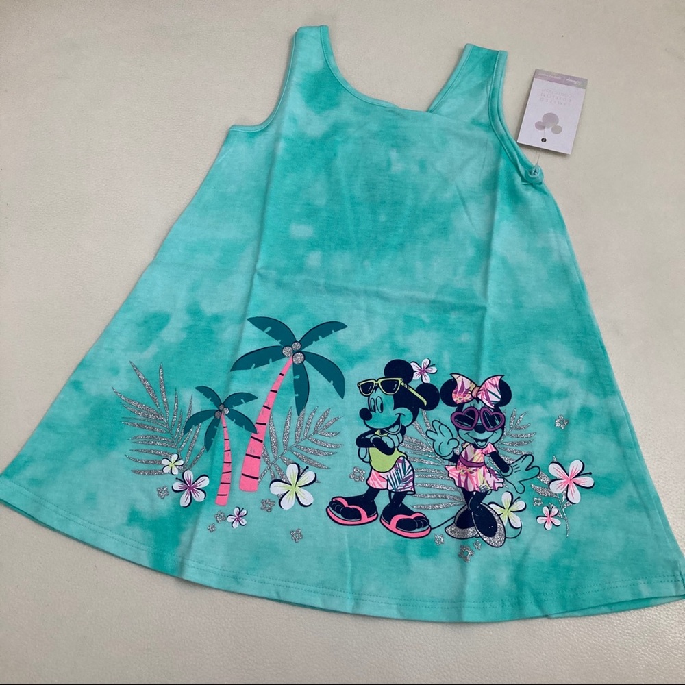 Disney tropical 🌴 Minnie Mickey cute sea dress - Picture 2 of 5